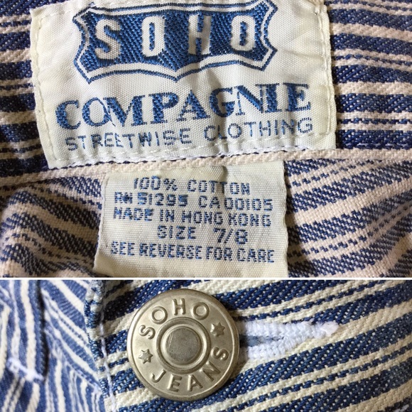 Vintage High Waist Frayed Jean Shorts - Picture 4 of 7